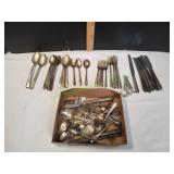 Vtg Silver-Plated Flatware