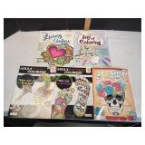 (5) New Adult Coloring Books
