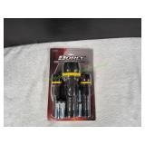 Dorcy Boss Rubber Series LED Flashlight, 3pk