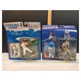 (2) Starting Lineup MLB Figures