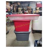 (3) Storage Totes w/ Lids