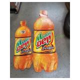 (2) Mountain Dew Live Wire Store Displays