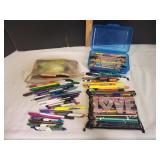 Pens, Colored Pencils, Markers & More
