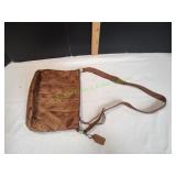 Cabin Creek Leather Tooled Floral Embossed Purse