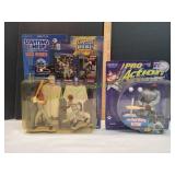 (2) Starting Lineup MLB Figures