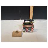 Vtg Create a Life Sew Beautiful Trinket Box