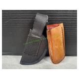 (1) Leather & (1) Nylon Knife Sheaths