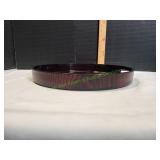 Japanese Obon Lacquer Serving Tray