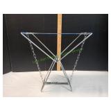 Vtg Metal Portable Fishing Seat