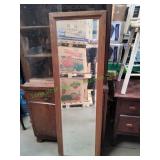 Wooden Full-Length Mirror