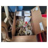 Boxes of Canning Jars, Lids & More