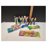 Lot of Pez Dispensers