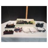 Serving Tray w/ Reading Glasses & Sunglasses