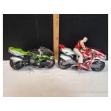 (2) G I Joe Nina Hovercycles w/ Figure