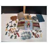 Vtg Cowboys & Indians, Army Men & More