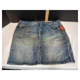 Faded Glory Jean Skirt, Sz 18