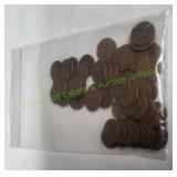 50 Wheat Pennies