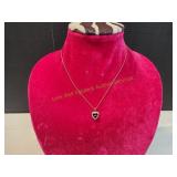 14K Heart Pendant Necklace