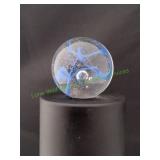Clear & Blue Swirl Toebreaker Marble