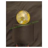 Clear Yellow Ribbon Super Jumbo Marble