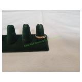 14K Gold Band, Sz 11
