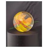 Yellow & Orange Ribbon Super Jumbo Marble