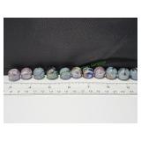 Swirl Target Marbles