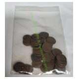 50 Wheat Pennies