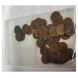 50 Wheat Pennies