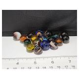 Swirl Target Marbles