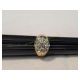 14K Goldplated Cubic Zirconia Men