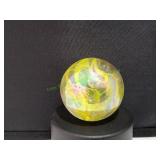 Yellow Swirl Toebreaker Marble