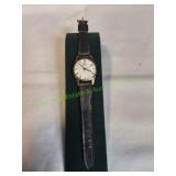 Vtg Omega Seamaster Watch w/ White Dial