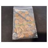 50 Wheat Pennies