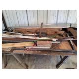 Stack of Wood & Metal Pieces