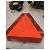 Slow Moving Vehicle Steel Sign