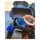 Oil Pan, Totes, Funnels & More