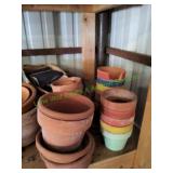 Various Terra Cotta Planters