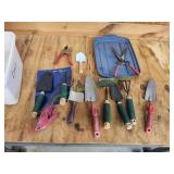 Small Tote of Hand Gardening Tools