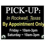 STRICT PICK UP DATES ~ BY APPOINTMENT ONLY