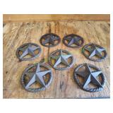 (7) Cast Iron Texas Star Rope Wall Dï¿½cor