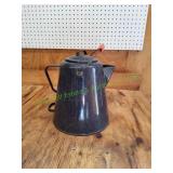 12 Porcelain Enamel Kettle