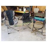 (3) Portable Chairs