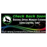 BIDDING OPENS Monday, November 3rd at 10PM