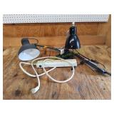 Desk Lamps and Power Strip