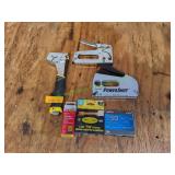 (3) Staple Guns w/ Staples