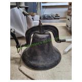 Vtg Cast Iron School / Church Bell