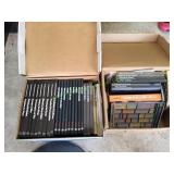 (2) Boxes of Educational Books