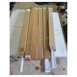 Redi Arch Light Filtering Fabric Shades White