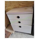 3-Drawer Wooden Work Counter